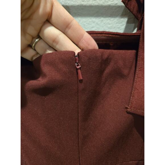 Monique Lhullier Women's Long Sweetheart Formal Dress Size 8 Tulip Hem - Picture 12 of 14